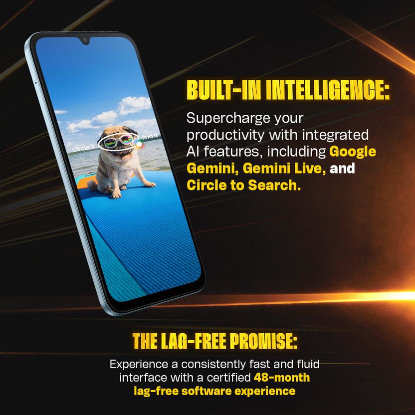 POCO C81 64GB 4GB RAM Sunset Gold - Image 8