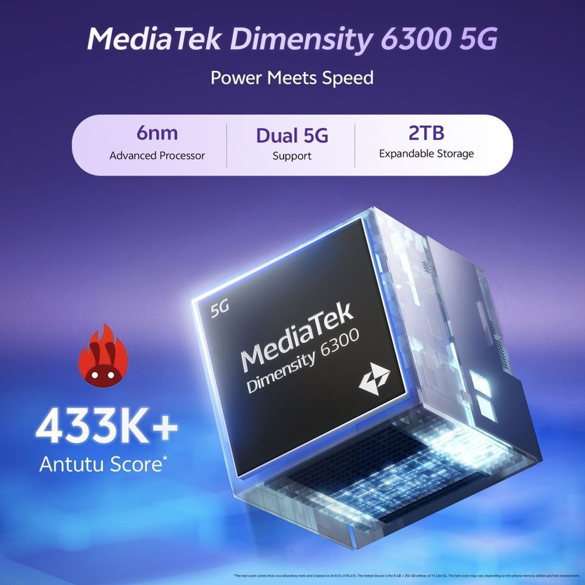 vivo T4 Lite 5G (128 GB, 4 GB RAM, Gold) - Image 9