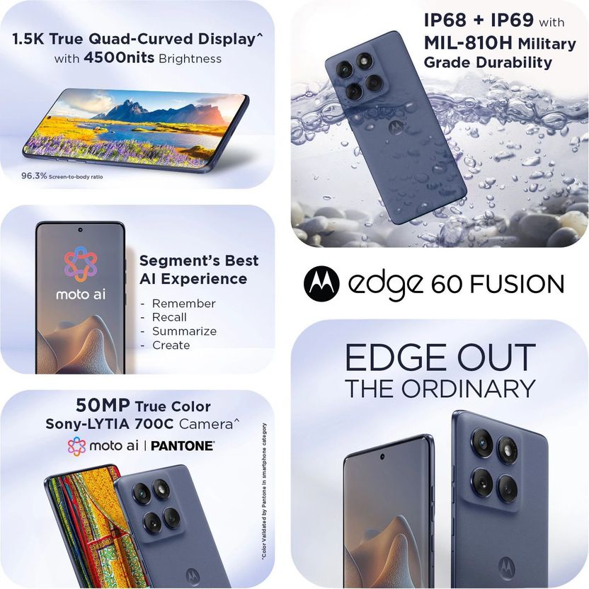 Motorola Edge 60 Fusion 5G 256GB 12GB RAM - Image 3