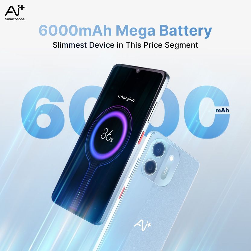 Ai+ Pulse 2 (128 GB, 6 GB RAM, Blue) - Image 5