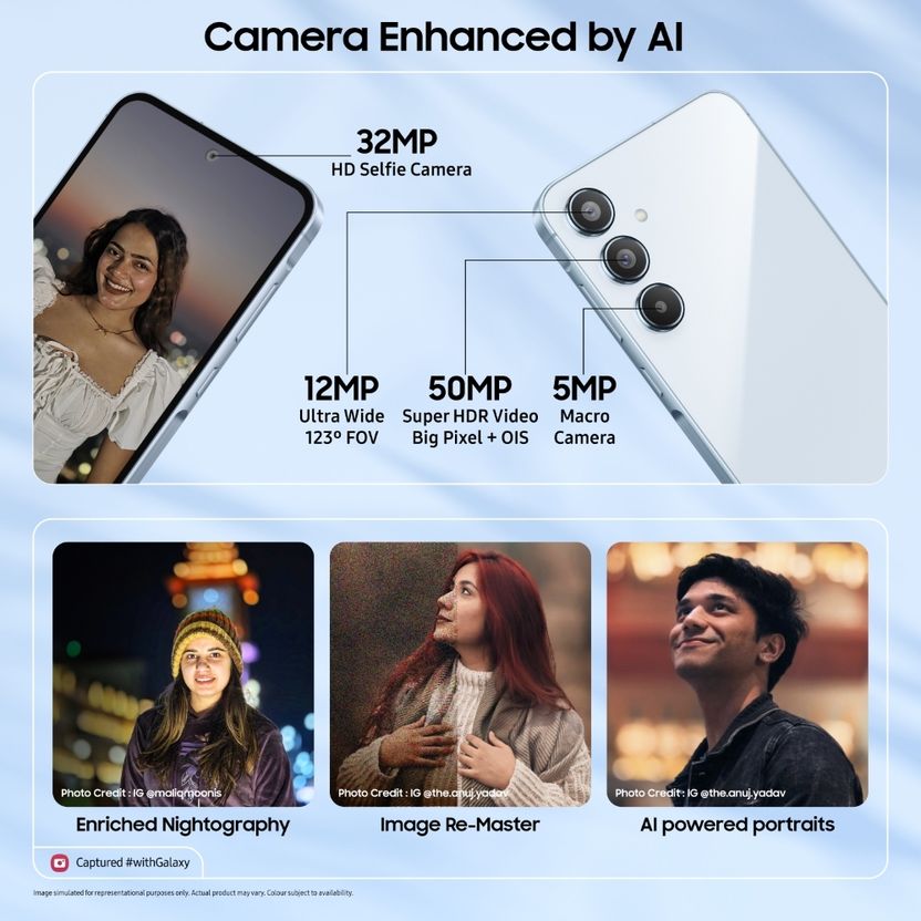 Samsung Galaxy A55 5G 128GB 8GB RAM Iceblue - Image 6