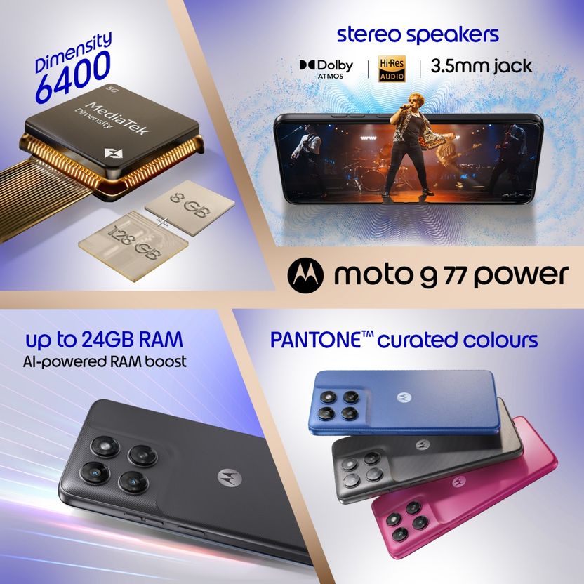 Motorola G77 Power 128GB 4GB RAM - Image 3