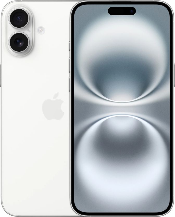 Apple iPhone 16 Plus 128GB White - Image 1