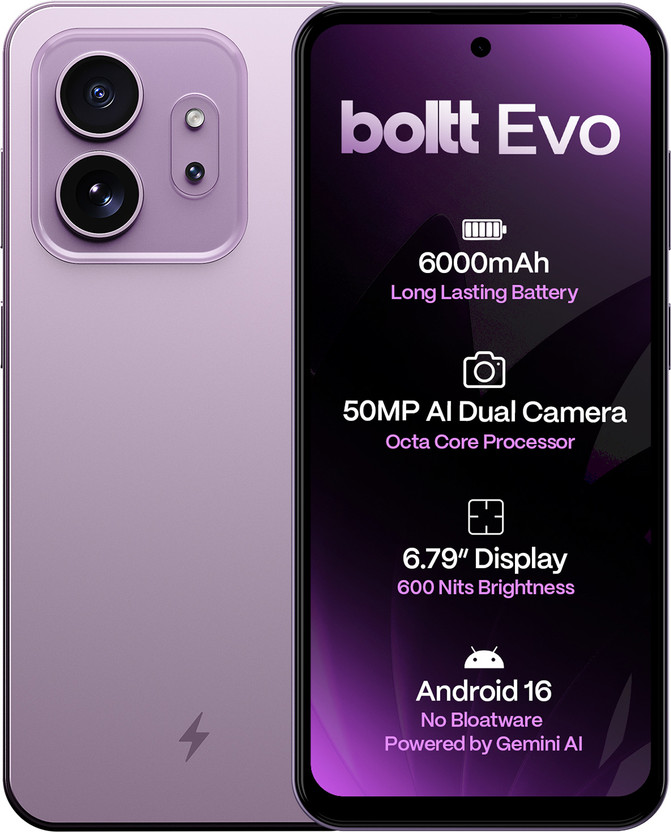 BOLTT EVO (Lavender Bloom, 64 GB)