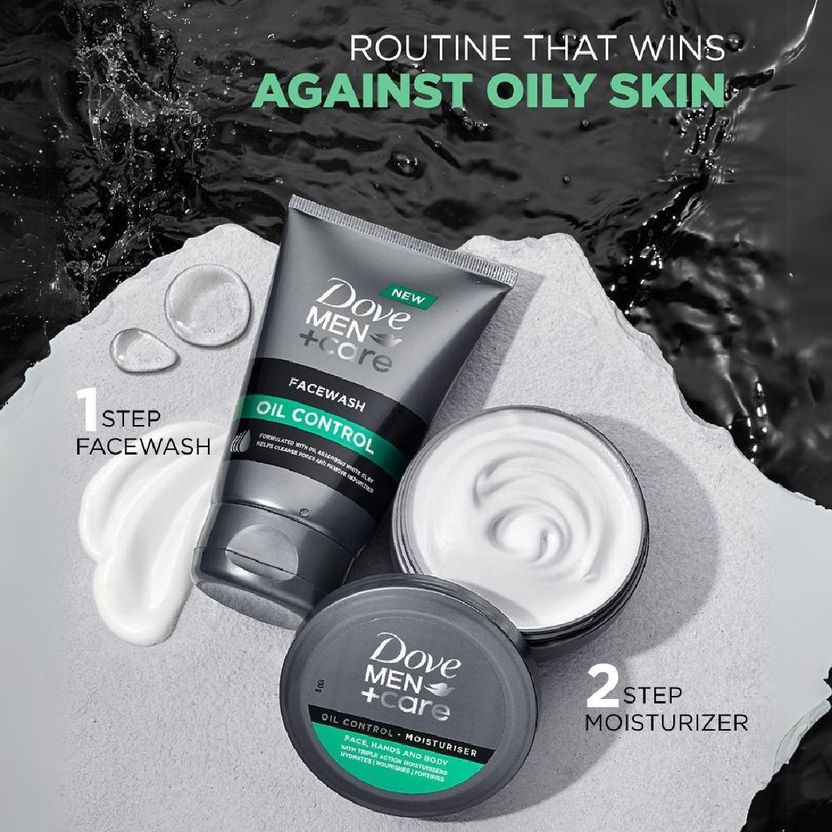 DOVE Men+Care Oil Control Face Moisturiser 100g - Image 4