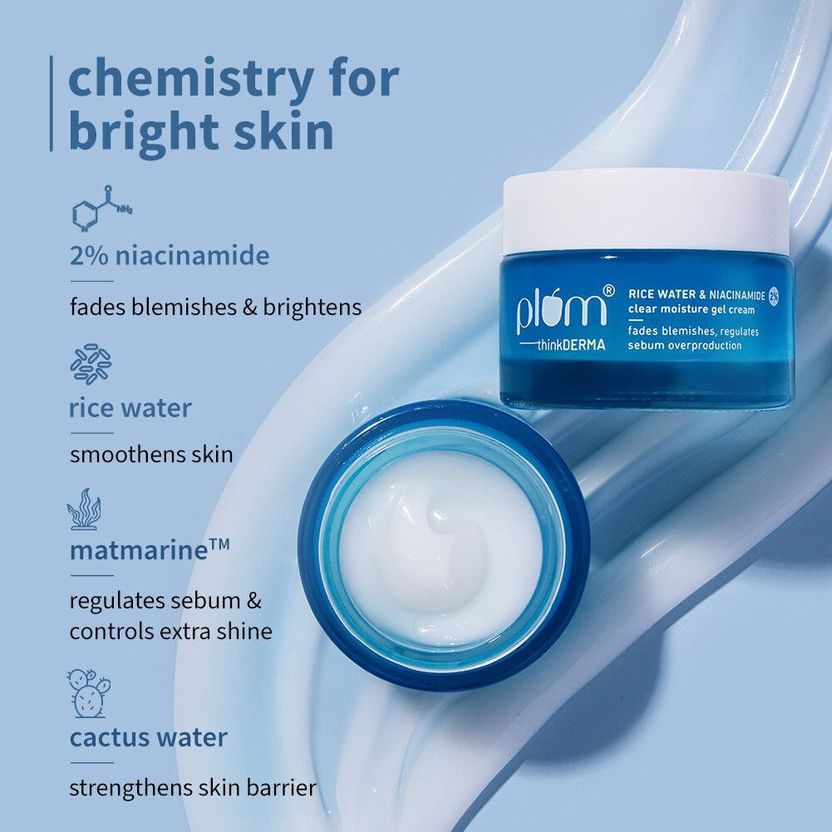 Plum 2% Niacinamide & Rice Water Face Moisturizer - Image 6