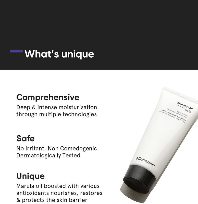 Minimalist 5% Marula Oil Moisturizer 50g - Image 10