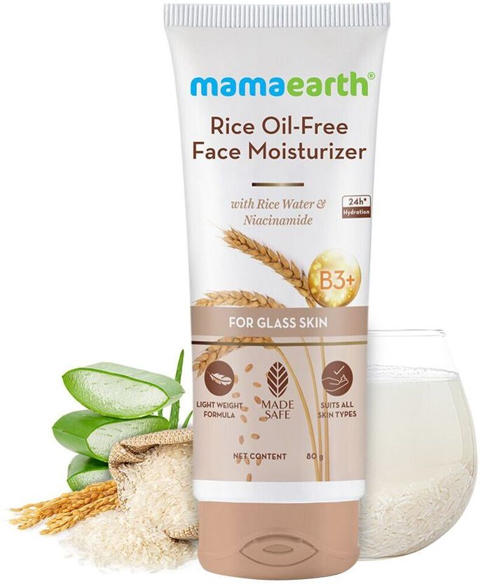 Mamaearth Rice Oil-Free Face Moisturizer, 80g - Image 9