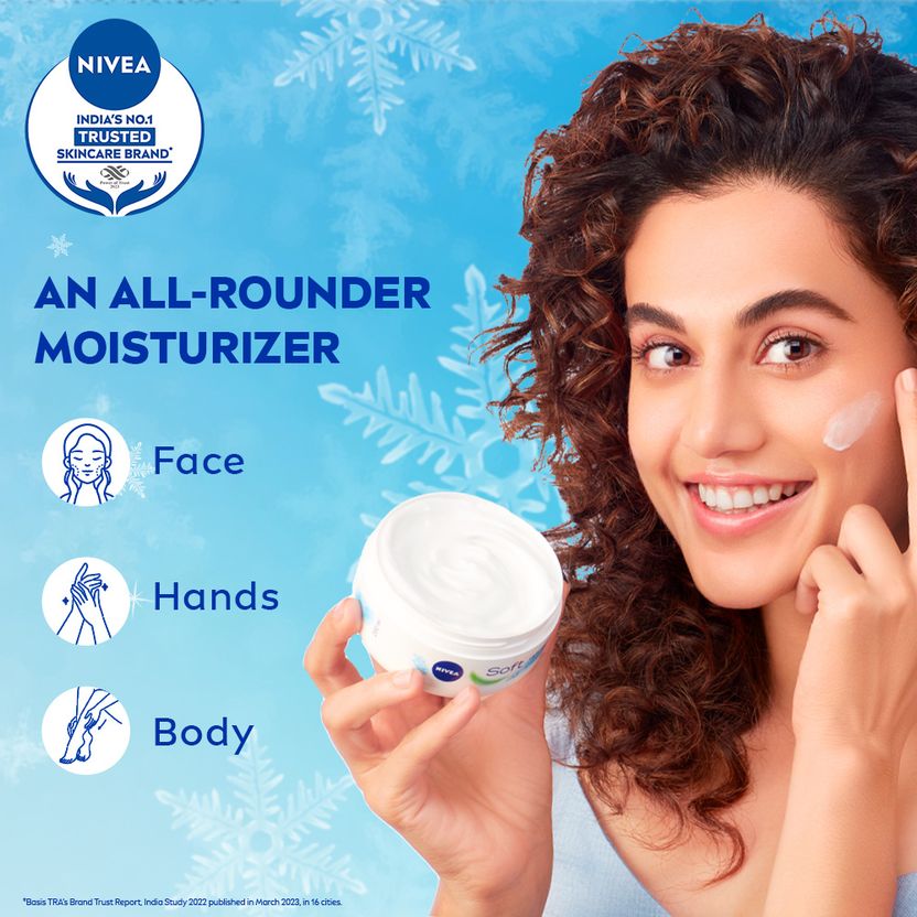 NIVEA Soft Light Moisturizer Day Cream Berry Blossom 100 ml - Image 6