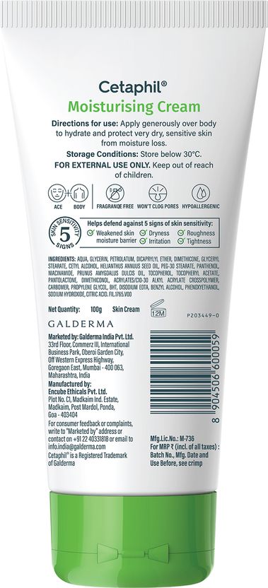 Cetaphil Moisturising Cream 100g - Image 10