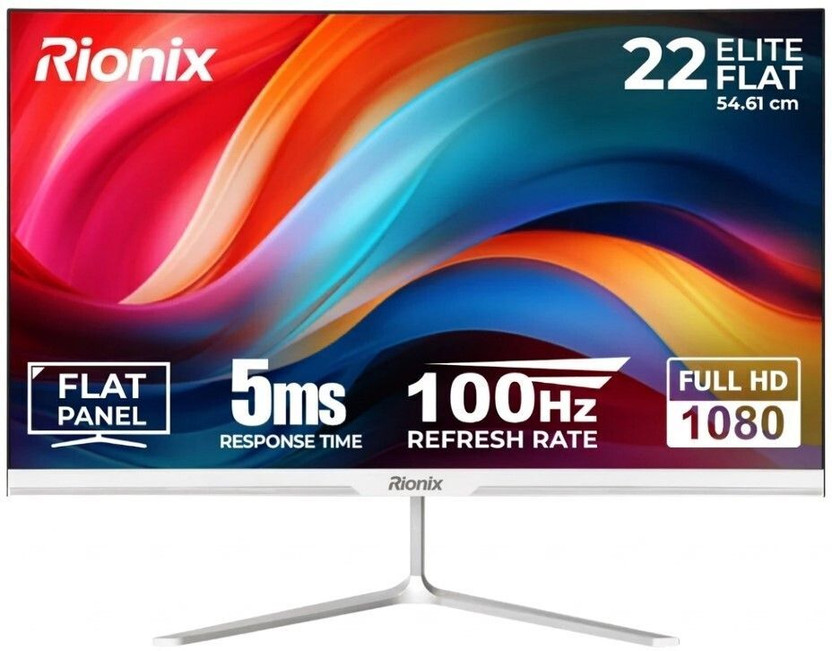 rionix 55.88 cm (22 inch) HD IPS Panel Gaming Monitor (ELITE FLAT)