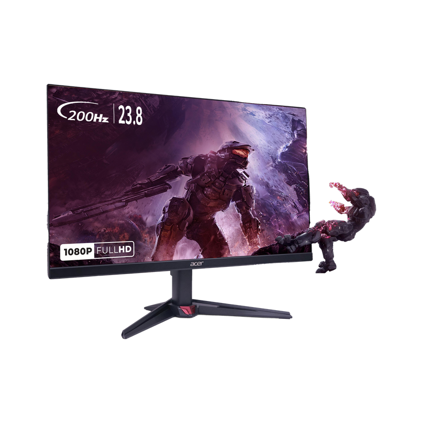 Acer Nitro 60.45 cm (24 inch) Full HD LED Backlit IPS Panel with sRGB 99%, HDR10 Support, 2X2W Inbuilt Speakers, Acer Display Widget, Acer VisionCare 2.0, Tilt-able stand Gaming Monitor (VG240Y X1)