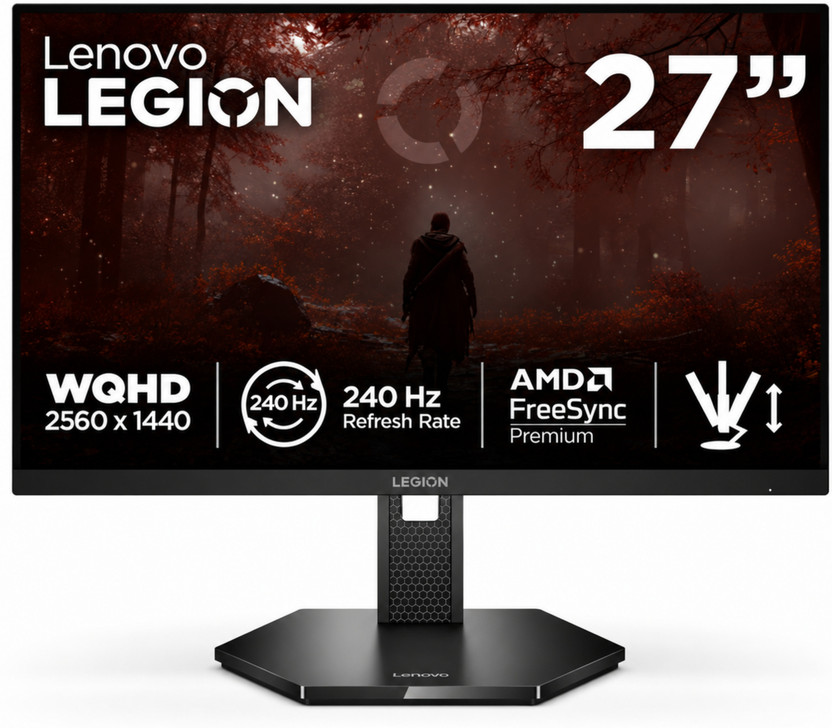 Lenovo Legion 68.58 cm (27 inch) Quad HD IPS Panel Gaming Monitor (Legion 27QD-10 QHD IPS Gaming Monitor)