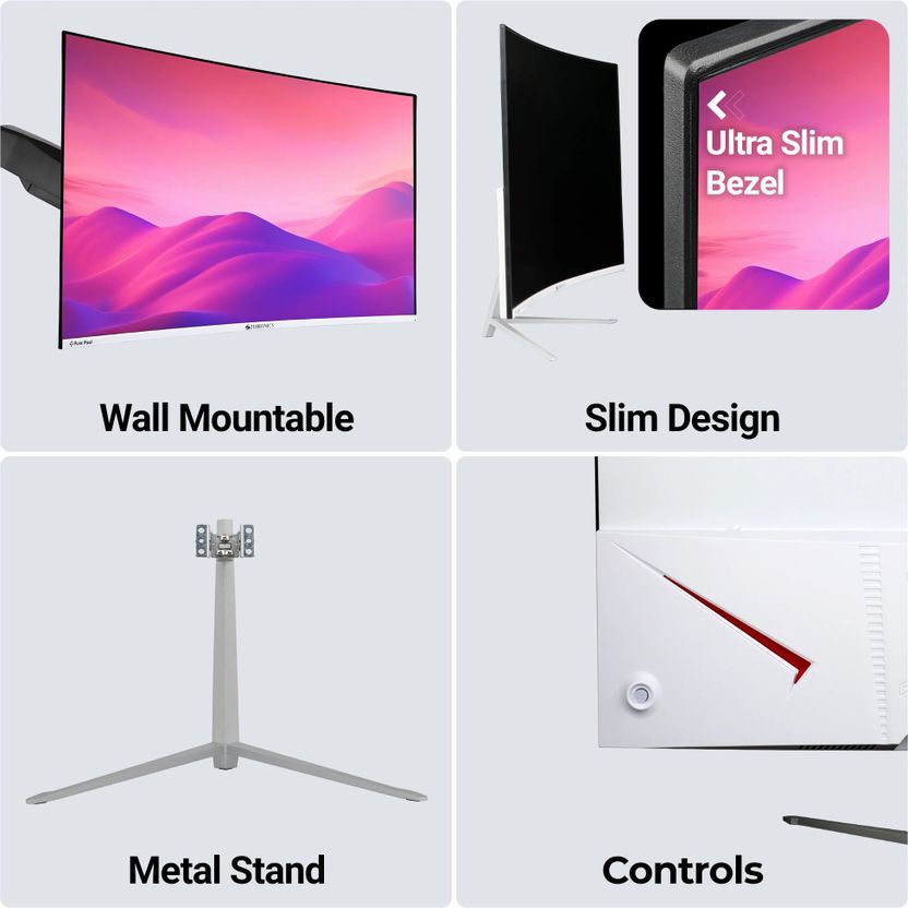 ZEBRONICS 32 Inch Curved Full HD LED Monitor - Image 8