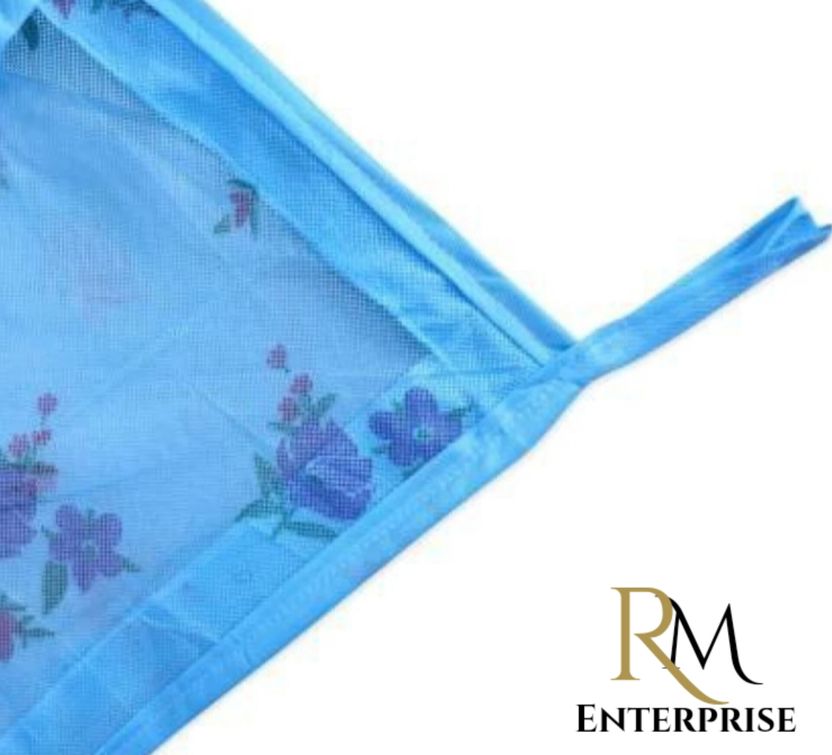 Rm Enterprises Blue Double Bed Mosquito Net - Image 2