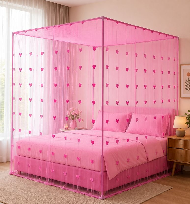 Rm Enterprises Blue Double Bed Mosquito Net - Image 7