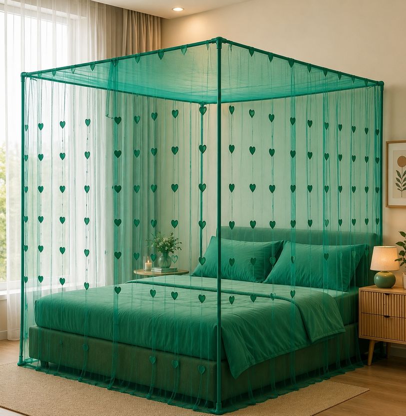 Rm Enterprises Blue Double Bed Mosquito Net - Image 5