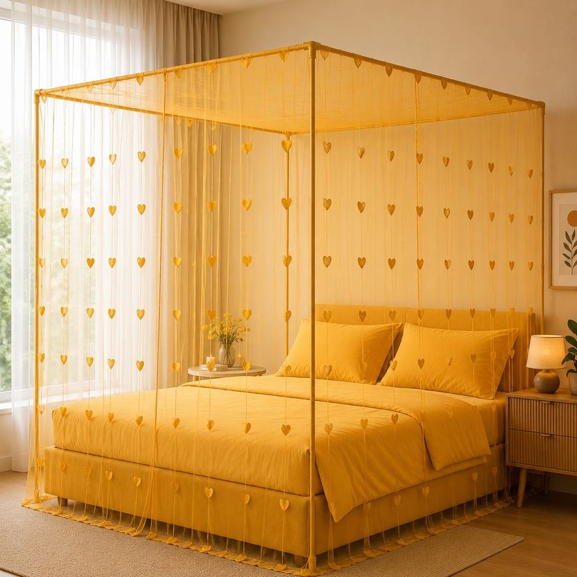 Rm Enterprises Blue Double Bed Mosquito Net - Image 8