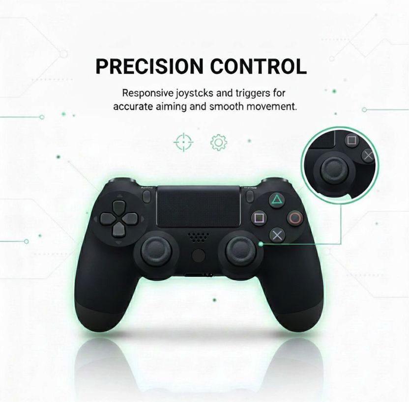 Elite Gaming Hub PlayStation DualShock4 Wireless Bluetooth Gamepad - Image 5