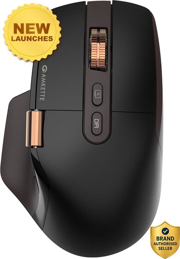 AMKETTE XS Flow 2 Speed Ergonomic Optical Mouse with Upto 8000 DP...more - Image 1