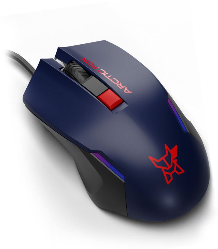 Arctic Fox Breathing Lights Wired Mouse - Image 2
