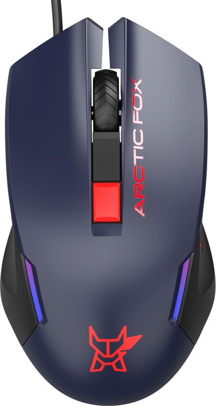 Arctic Fox Breathing Lights Wired Mouse - Image 1