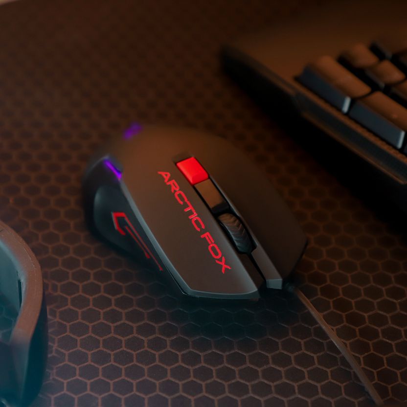 Arctic Fox Wired Ambidextrous Mouse - Image 5