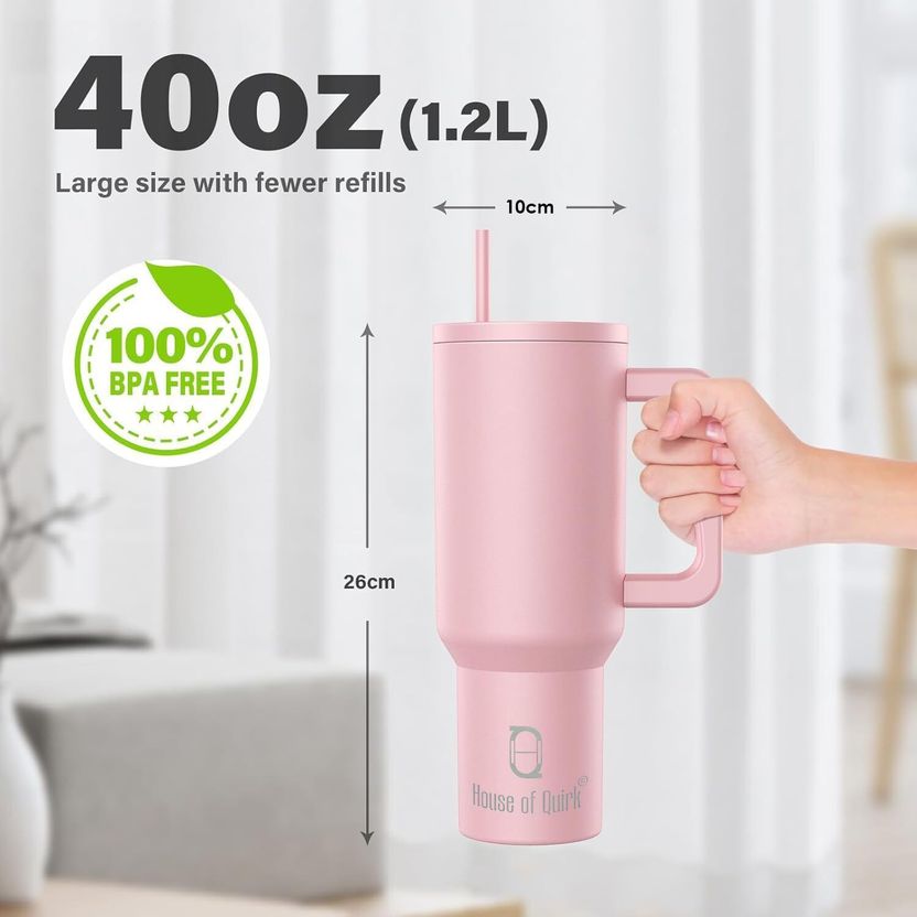 HOUSE OF QUIRK Stainless Steel Vacuum Insulated Tumbler - Image 9