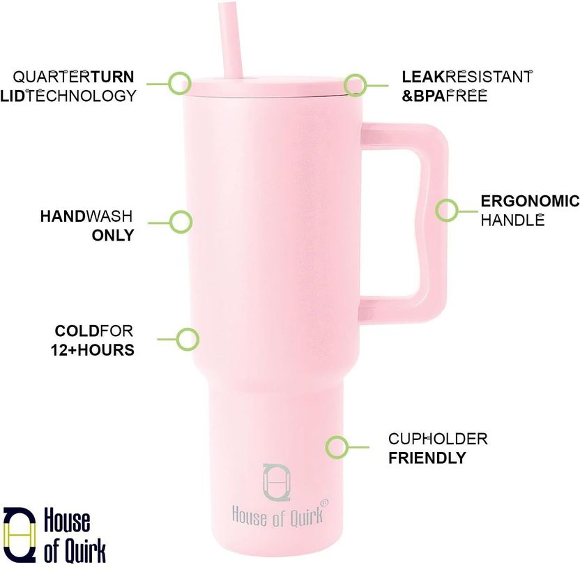 HOUSE OF QUIRK Stainless Steel Vacuum Insulated Tumbler - Image 5