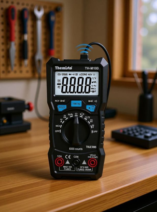 tHemiStO TH-M100 6000 Counts Autorange Digital Multimeter (Black) - Image 4