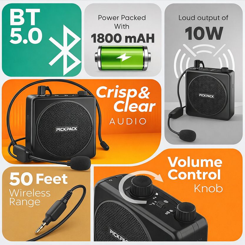 Primate Portable Voice Amplifier with Bluetooth - Image 5