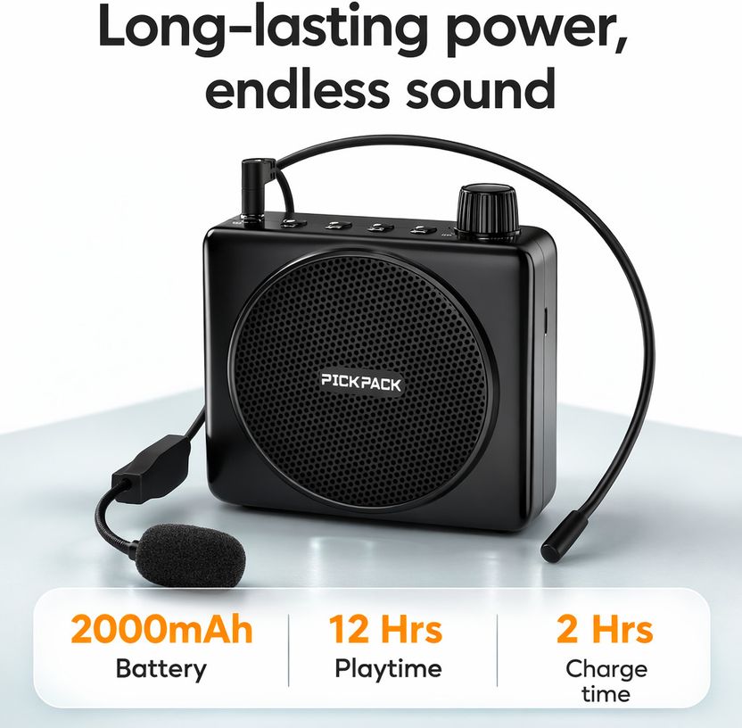 Primate Portable Voice Amplifier with Bluetooth - Image 4