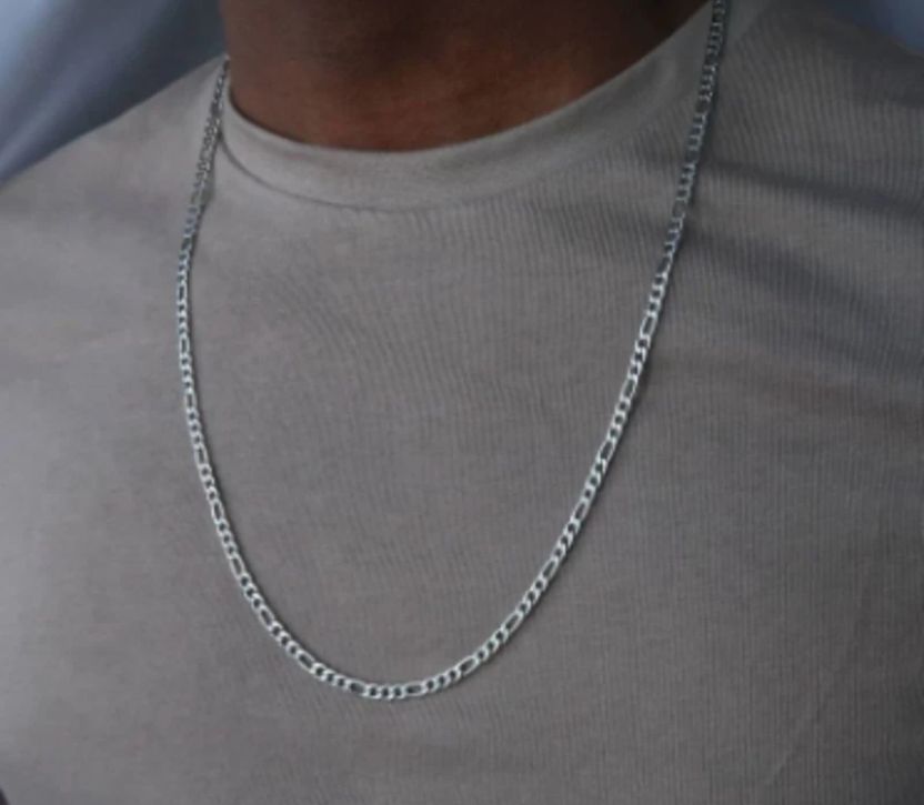 Vipunj Sterling Silver Plated Stainless Steel Chain - Image 1