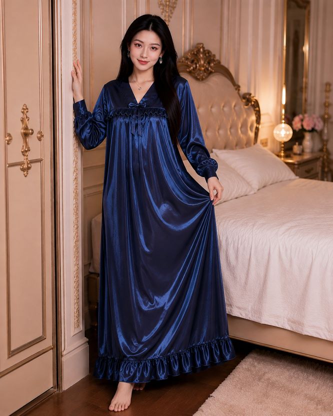 UKM Women Nightdress Maroon - Image 8