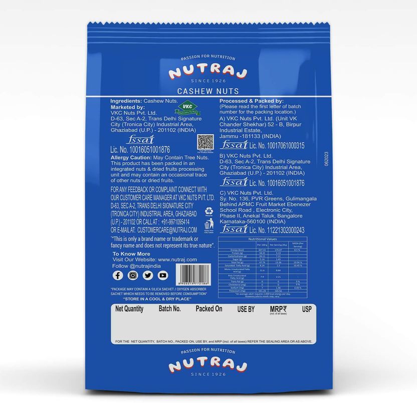Nutraj Cashews & Raisins Combo 500g Each - Image 5