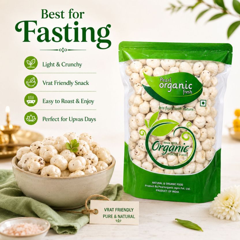 Pearl Organic Fresh Makhana (Fox Nuts) 200g - Image 6