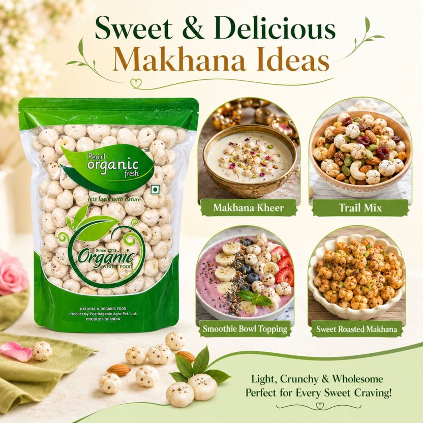 Pearl Organic Fresh Makhana (Fox Nuts) 200g - Image 8