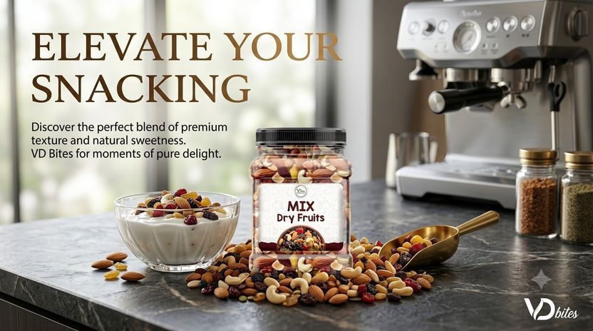 VD BITES Mix Dry Fruits 2 x 250g Pack of 2 - Image 6
