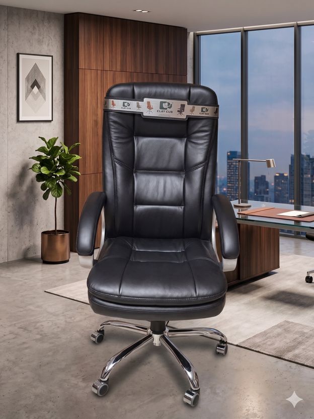 COZY CUB ffice Designer Chair PP Chrome Arms - Image 5