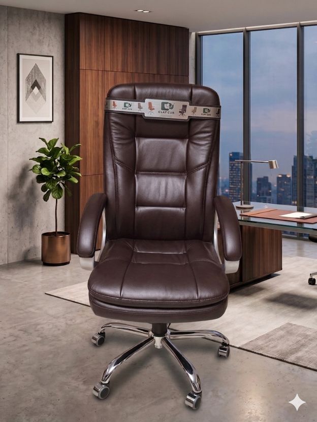 COZY CUB ffice Designer Chair PP Chrome Arms - Image 7