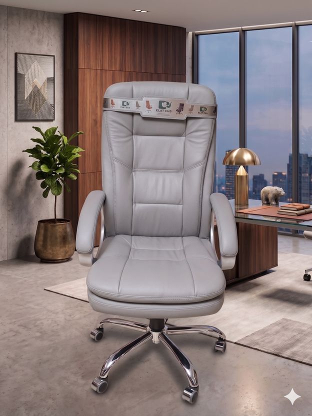 COZY CUB ffice Designer Chair PP Chrome Arms - Image 8