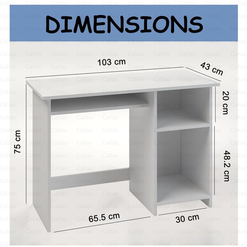 Callas ST-03 Engineered Wood Study Table - Image 7