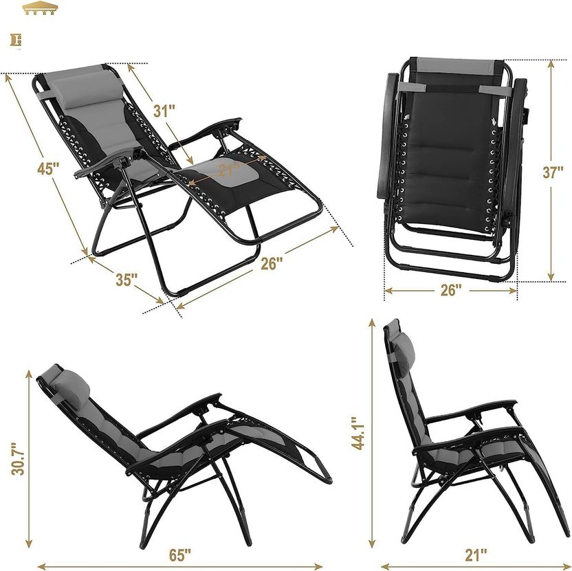 Ginoya Zero Gravity Relax Chair - Image 3