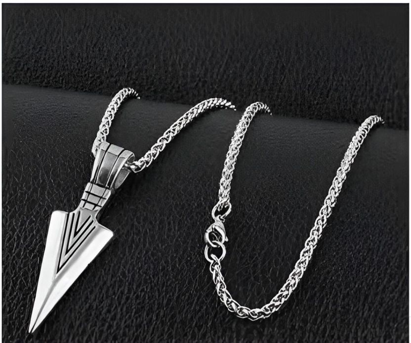 Stylzoo Men's 3-Pack Stainless Steel Pendant Necklace Set Pack of 3 - Image 5