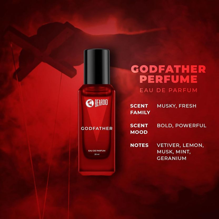 BEARDO Godfather Mafia & Godfather Perfume for Men 120 ml - Image 8