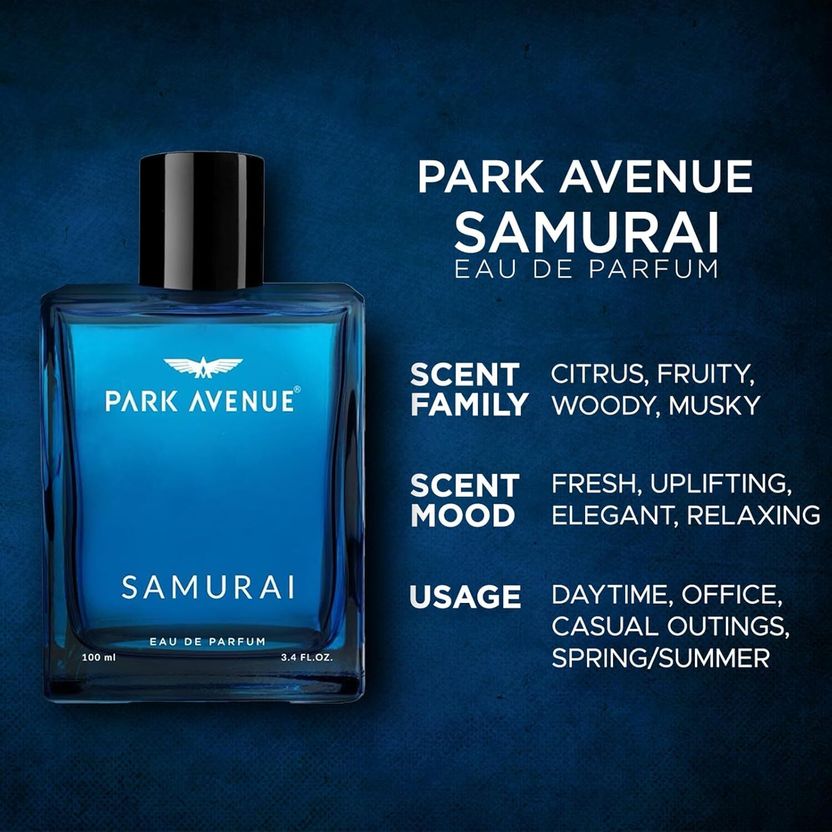 PARK AVENUE samurai Eau De Parfum Men, 100ml - Image 5