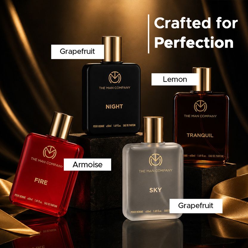 THE MAN COMPANY Luxury Perfume Set 4 Pack of 4 · 50 ml (200 ml total) - Image 4