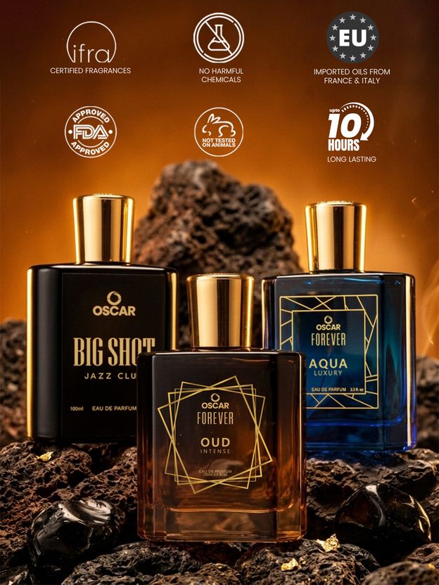 OSCAR BigShot Jazz Club, Aqua Luxury & Oud Intense Perfume Combo - Image 7