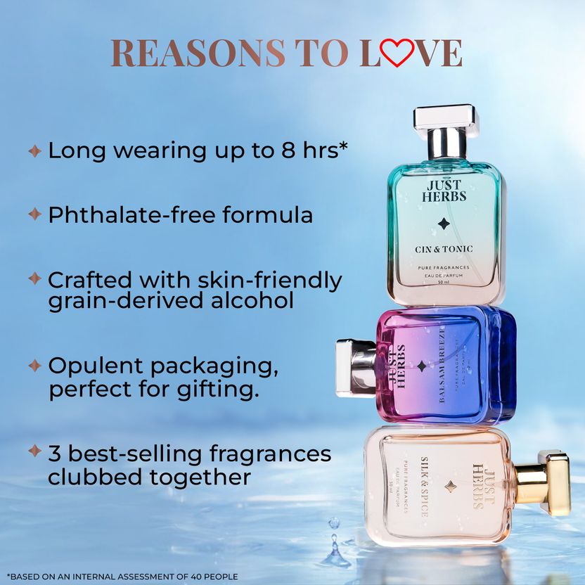 Just Herbs Pure Fragrances Trio Pack of 3 · 50 ml (150 ml total) - Image 5