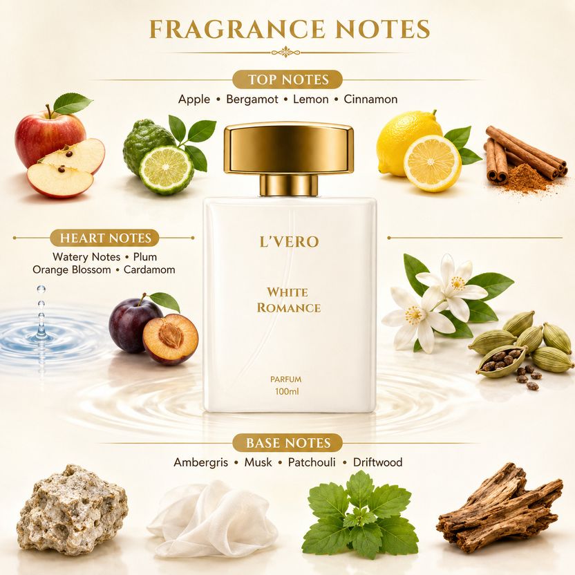 L'vero White Romance Perfume 100 ml - Image 5